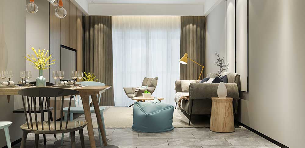 Artistic view of Hines Elevate Homes towers in Kamla Nagar